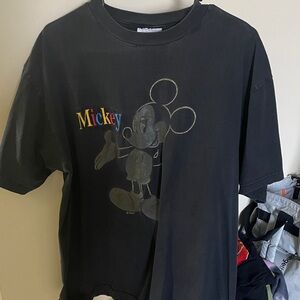 Vintage Black Mickey Graphic Tee